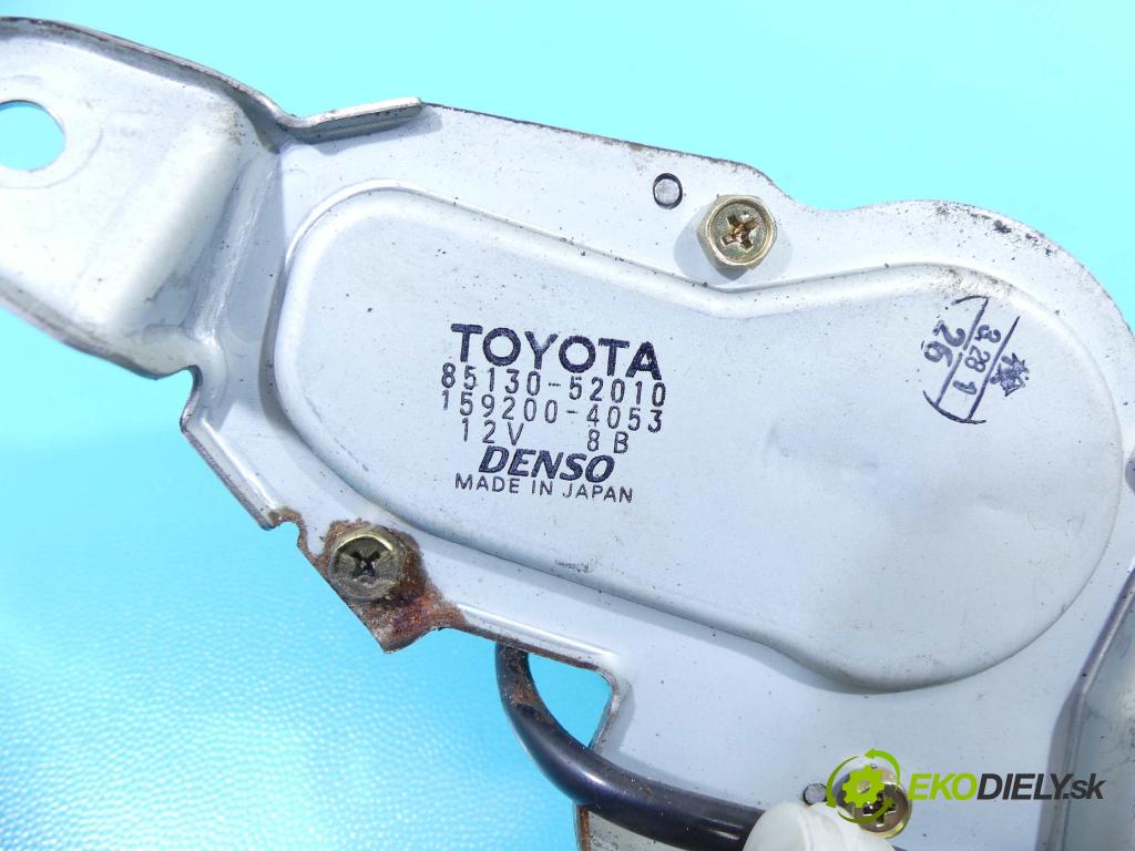 Toyota Yaris I 1999-2005 1.0 vvti 68 hp manual 50 kW 998 cm3 5- motor stěrače zadní 85130-52010