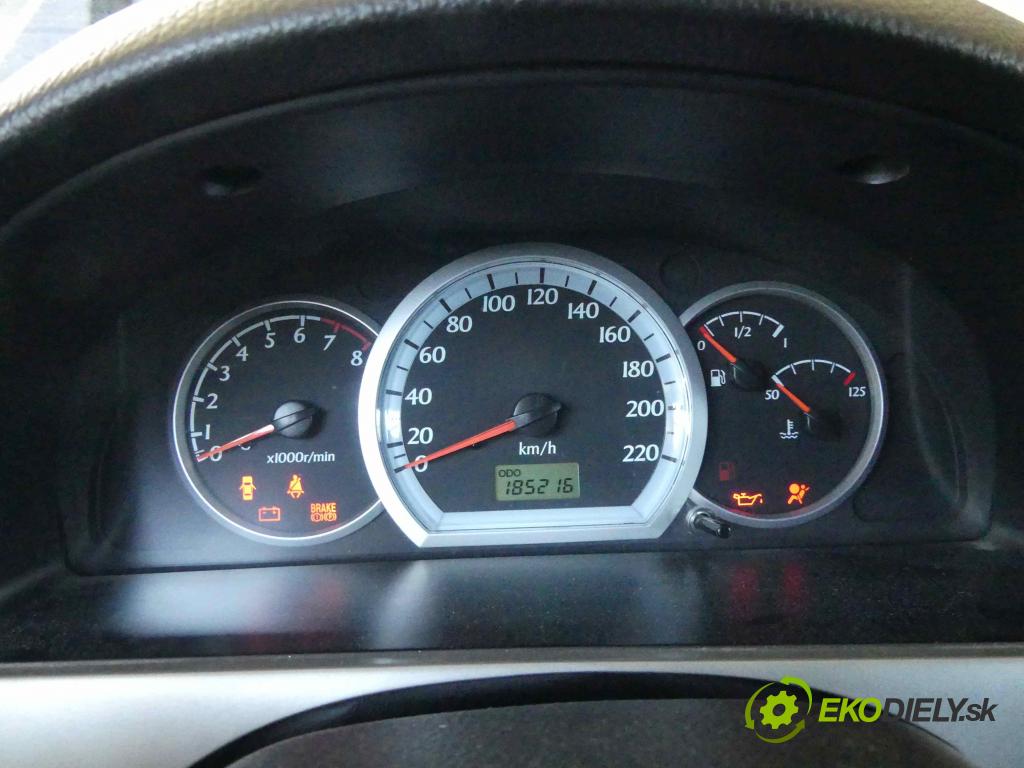 Chevrolet Lacetti 1.6 16V 109 HP manual 80 kW 1598 cm3 5- prístrojovka/ budíky 96499003 (Prístrojové dosky, displeje)