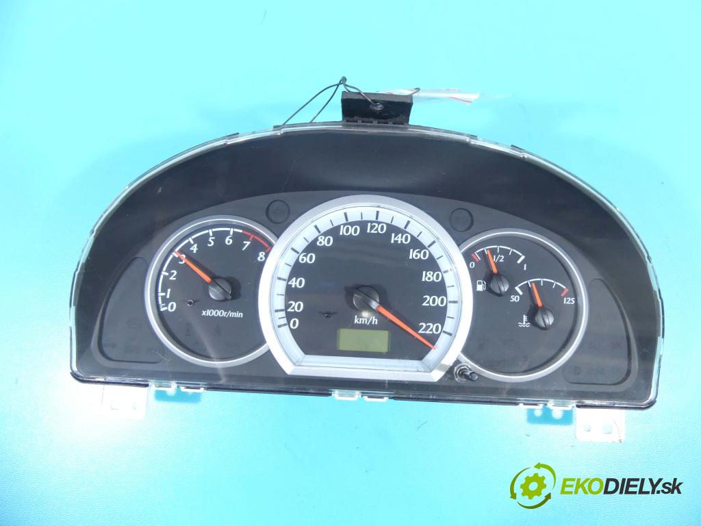 Chevrolet Lacetti 1.6 16V 109 HP manual 80 kW 1598 cm3 5- prístrojovka/ budíky 96499003 (Prístrojové dosky, displeje)