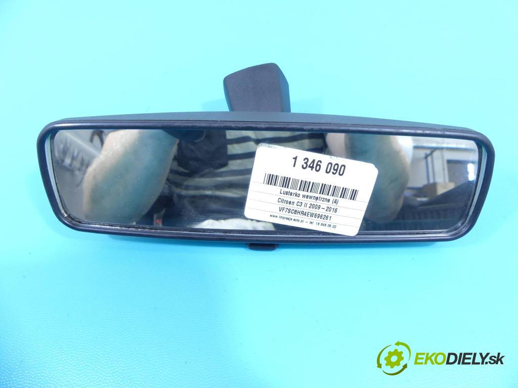Citroen C3 II 2009-2016 1.4 hdi 68 hp manual 50 kW 1398 cm3 5- zpětné zrcátko vnitřní  (Světla vnitřní)