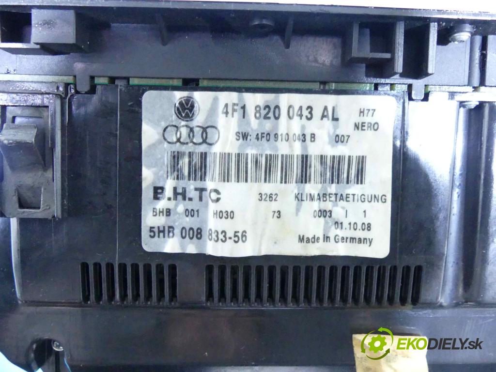 Audi A6 C6 2004-2011 3.0 V6 TFSI automatic 213 kW 2995 cm3 4- panel kúrenia 4F1820043AL