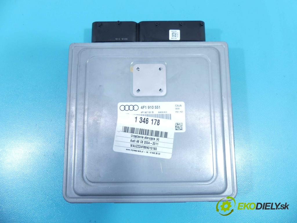 Audi A6 C6 2004-2011 3.0 V6 TFSI automatic 213 kW 2995 cm3 4- riadiaca jednotka motora 4F1910551