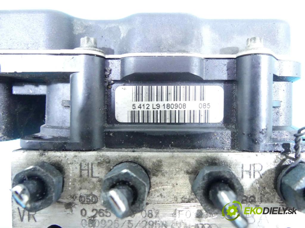 Audi A6 C6 2004-2011 3.0 V6 TFSI automatic 213 kW 2995 cm3 4- čerpadlo abs 0265950857 (Pumpy ABS)