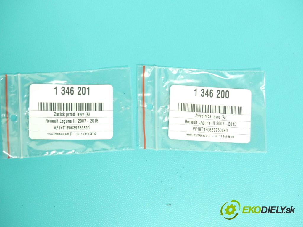 Renault Laguna III 2007-2015 2.0 16V 140 HP manual 103 kW 1997 cm3 5- náboj ľavé  (Náboje)