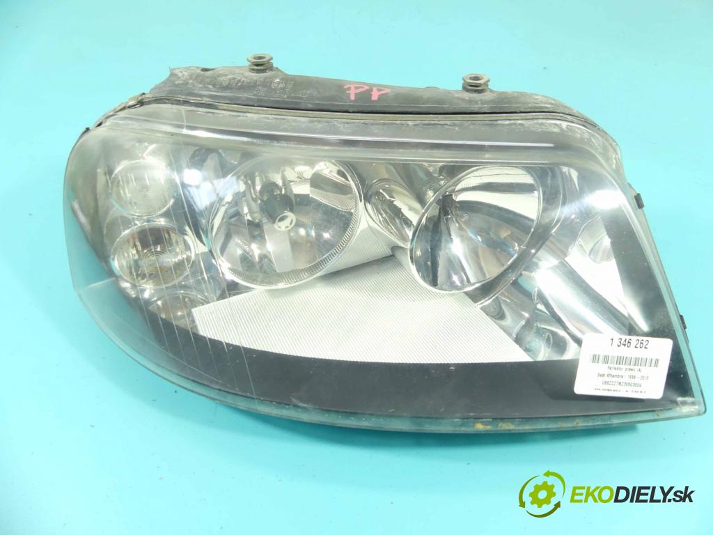 Seat Alhambra I 1996-2010 1.9 tdi 116 HP manual 85 kW 1896 cm3 5- Reflektor: pravý 0301182212 (Pravé)