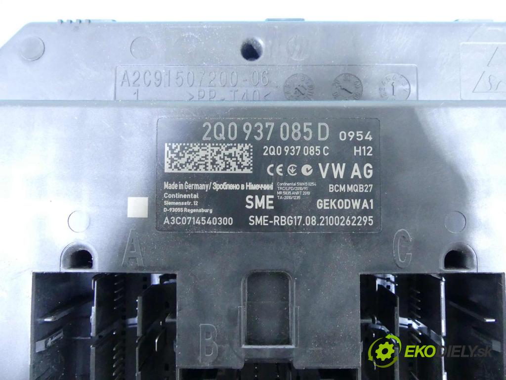 Skoda Fabia III 2014- 1.0 MPI 60 HP manual 44 kW 999 cm3 5- modul riadiaca jednotka 2Q0937085D (Ostatné)