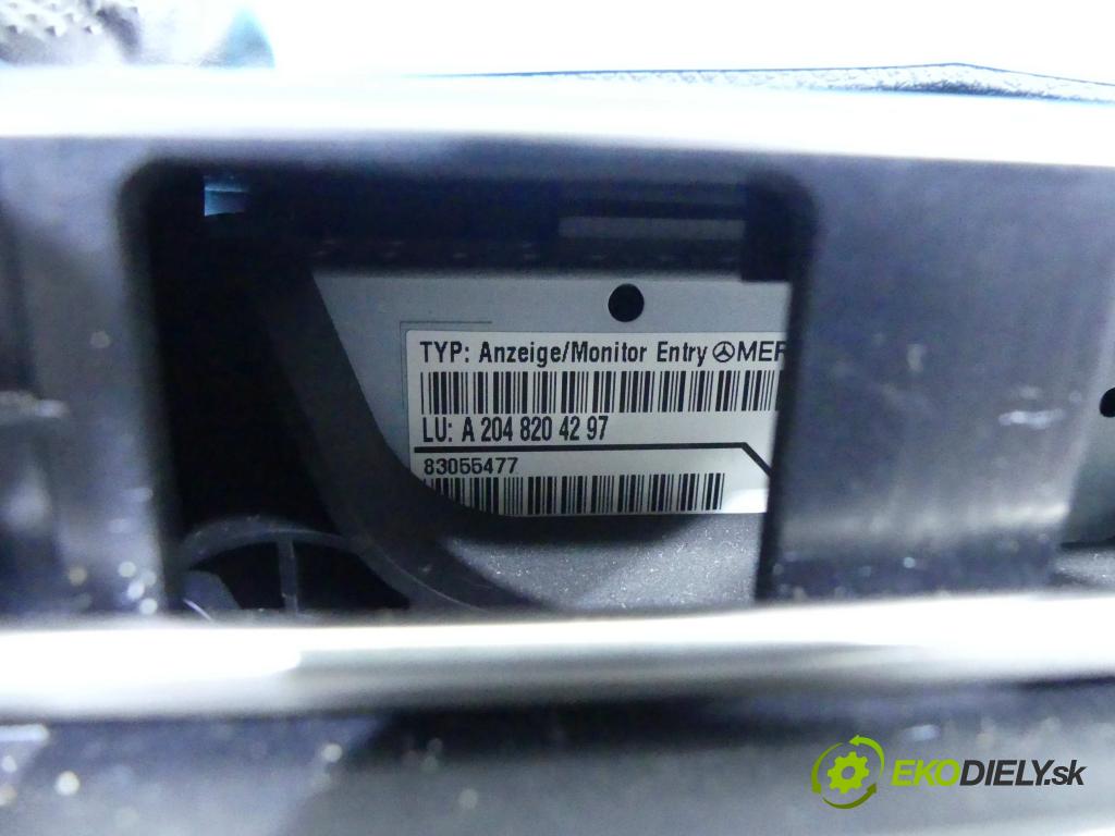 Mercedes C W204 2007-2014 2,2.0 CDI 170 HP automatic 125 kW 2148 cm3 4- Zobrazit: A2048204297 (Prístrojové dosky, displeje)