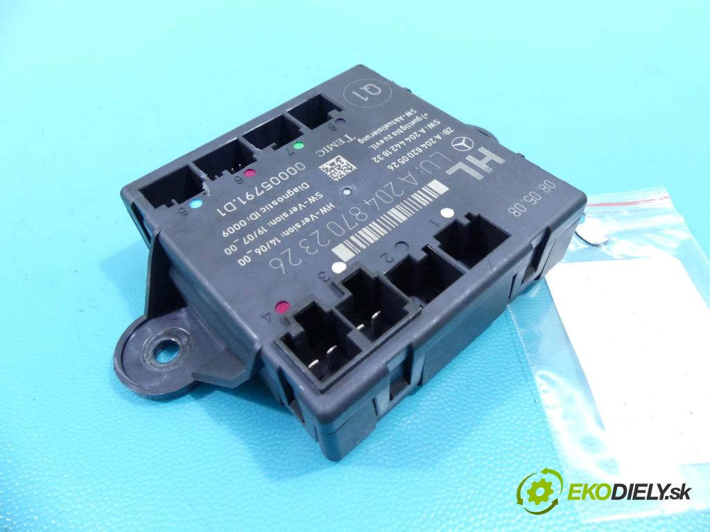 Mercedes C W204 2007-2014 2,2.0 CDI 170 HP automatic 125 kW 2148 cm3 4- modul riadiaca jednotka A2048702326 (Ostatné)