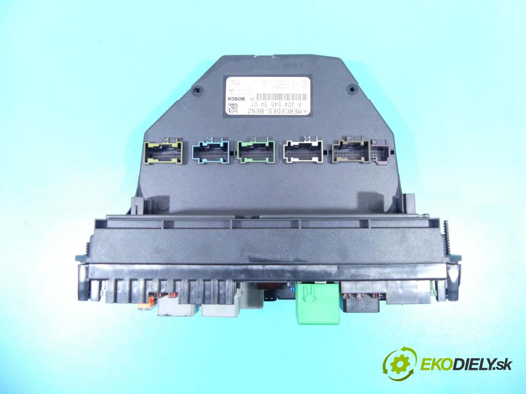 Mercedes C W204 2007-2014 2,2.0 CDI 170 hp automatic 125 kW 2148 cm3 4- skříňka pojistková A2045455401 (Pojistkové skříňky)