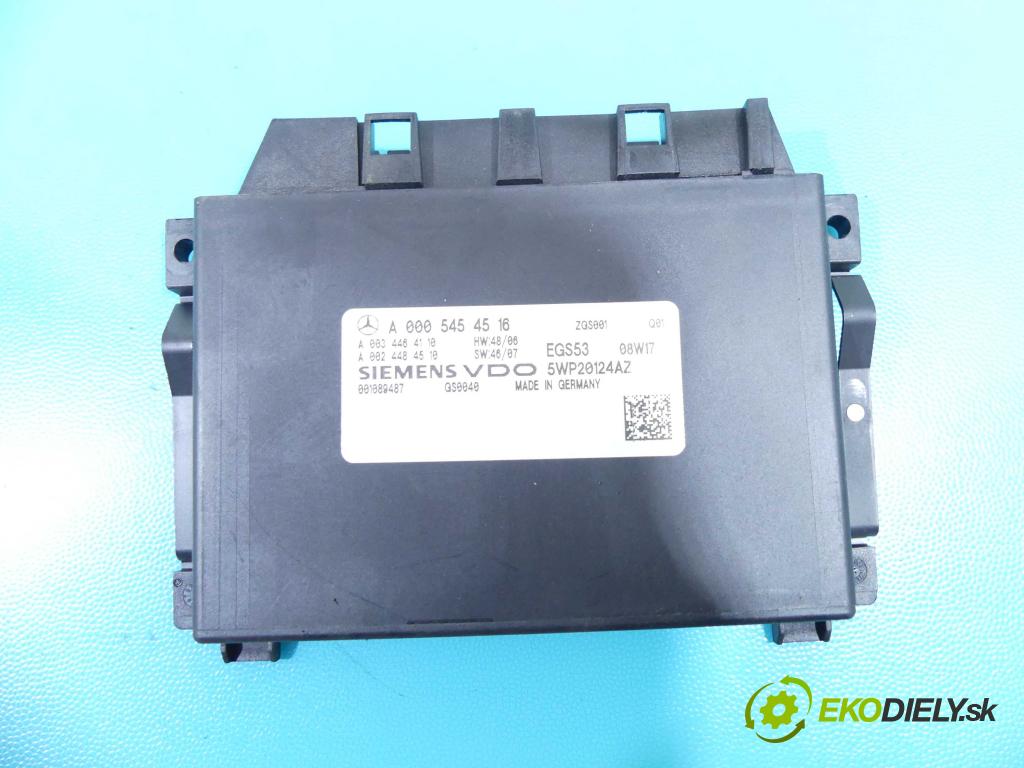 Mercedes C W204 2007-2014 2,2.0 CDI 170 HP automatic 125 kW 2148 cm3 4- modul riadiaca jednotka A0005454516 (Ostatné)