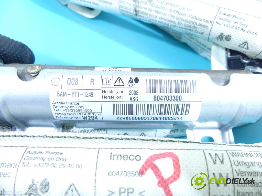 Mercedes C W204 2007-2014 2,2.0 CDI 170 HP automatic 125 kW 2148 cm3 4- clona pravé 604703300