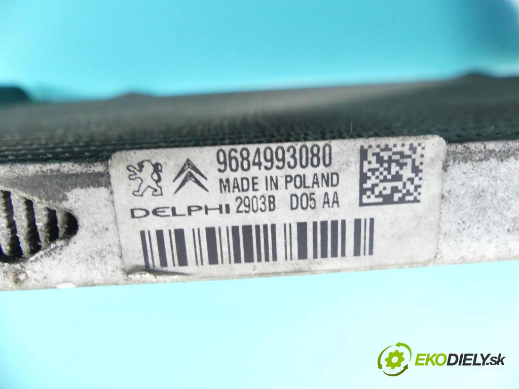Peugeot 508 2010-2018 1.6 hdi 114 HP manual 84 kW 1560 cm3 4- chladič klimatizácie 9684993080 (Chladiče klimatizácie)