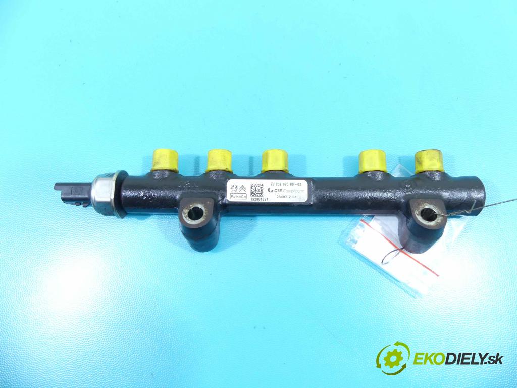 Peugeot 508 2010-2018 1.6 hdi 114 HP manual 84 kW 1560 cm3 4- lišta vstrekovacia 9685297580 (Vstrekovacie lišty)