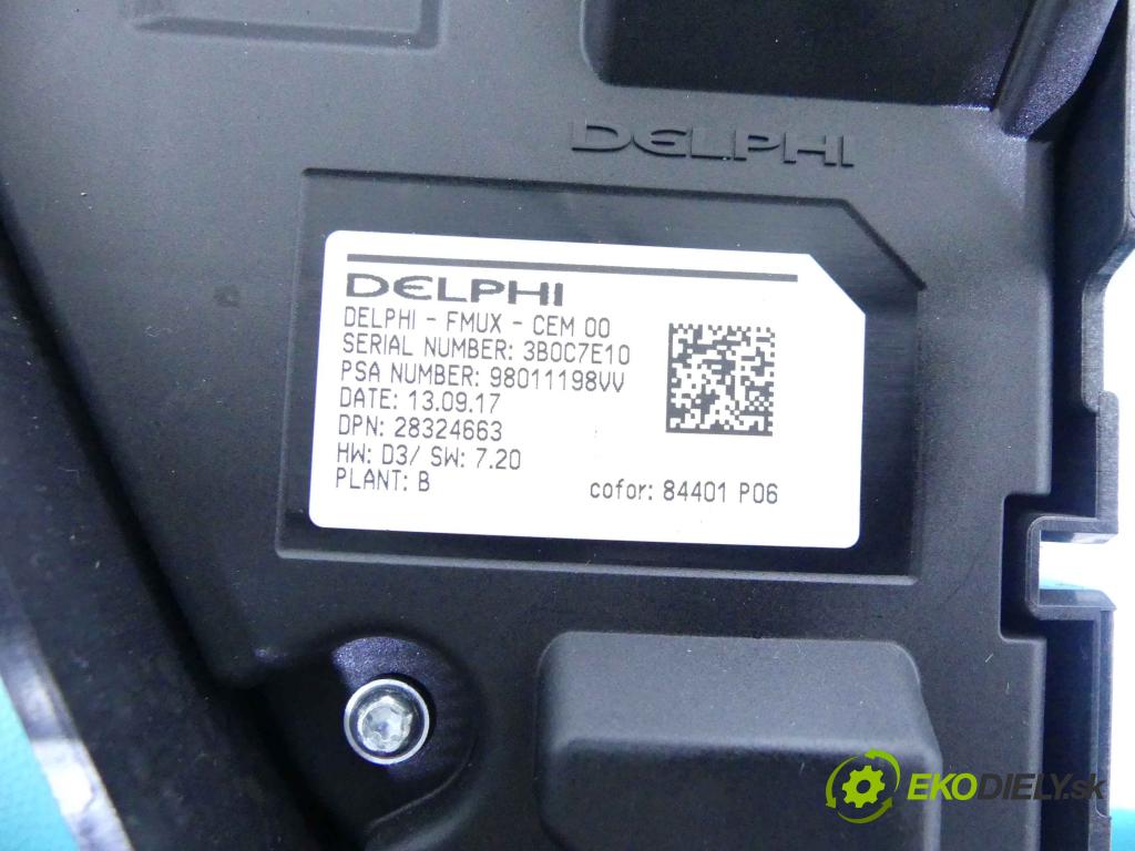 Citroen C4 Grand Picasso II 2013-2022 1.6 hdi 116 HP manual 85 kW 1560 cm3 5- panel kúrenia 98011198