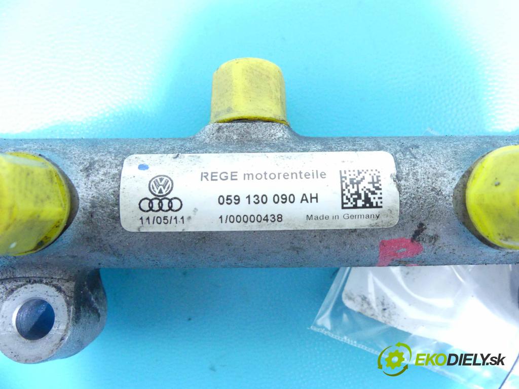 Audi A5 8T 2007-2016 3.0 V6 TDI 239KM automatic 176 kW 2967 cm3 5- lišta vstrekovacia 059130090AH (Vstrekovacie lišty)