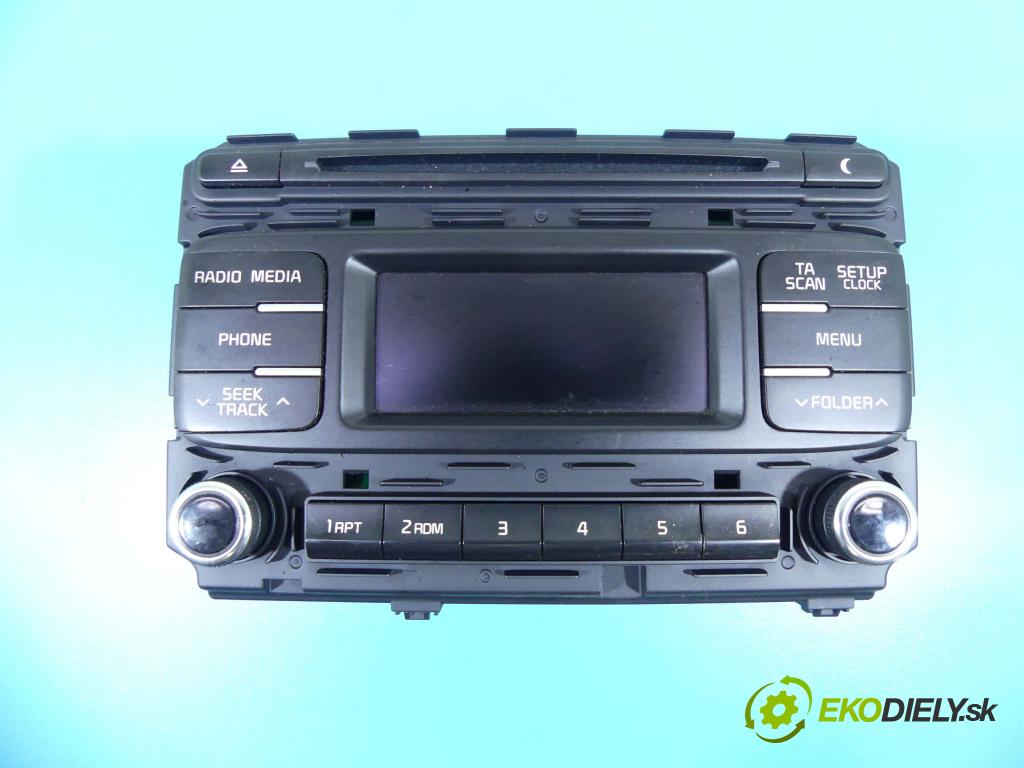 Kia Sportage IV 2015-2021 1.7 crdi 116 HP manual 85 kW 1685 cm3 5- Radio originál 96170-D9340