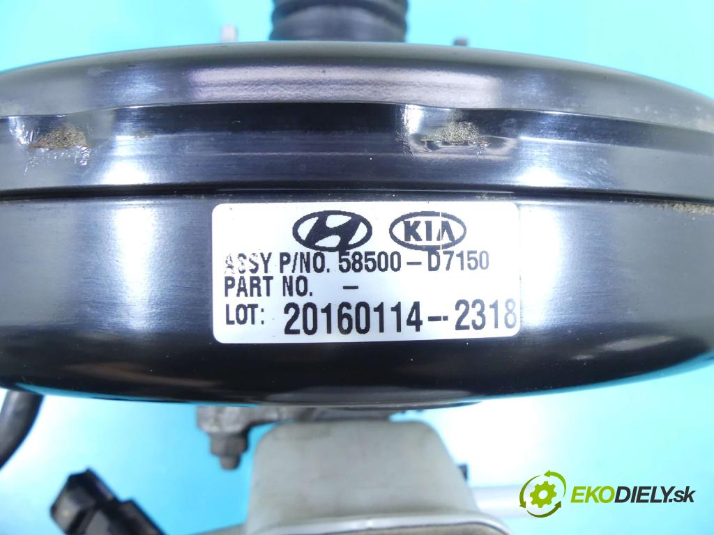 Kia Sportage IV 2015-2021 1.7 crdi 116 HP manual 85 kW 1685 cm3 5- servo brzdové 58500-D7150