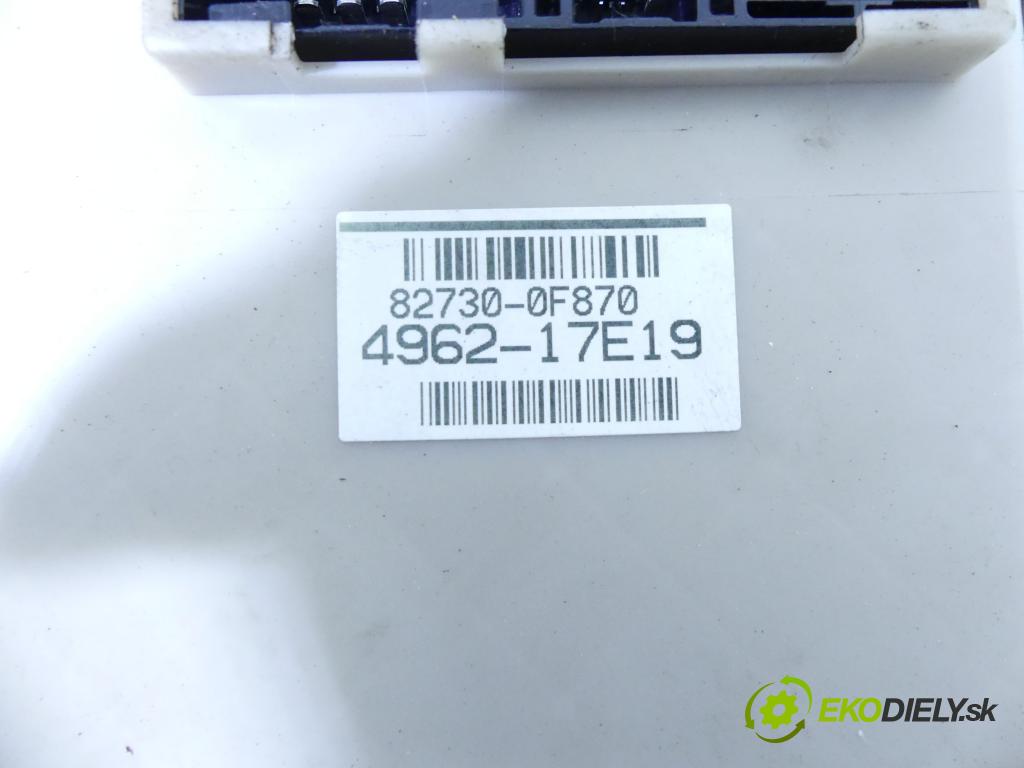 Toyota Verso 2009-2018 1.6 16V 132  HP manual 97 kW 1598 cm3 5- modul riadiaca jednotka 82730-0F870 (Ostatné)