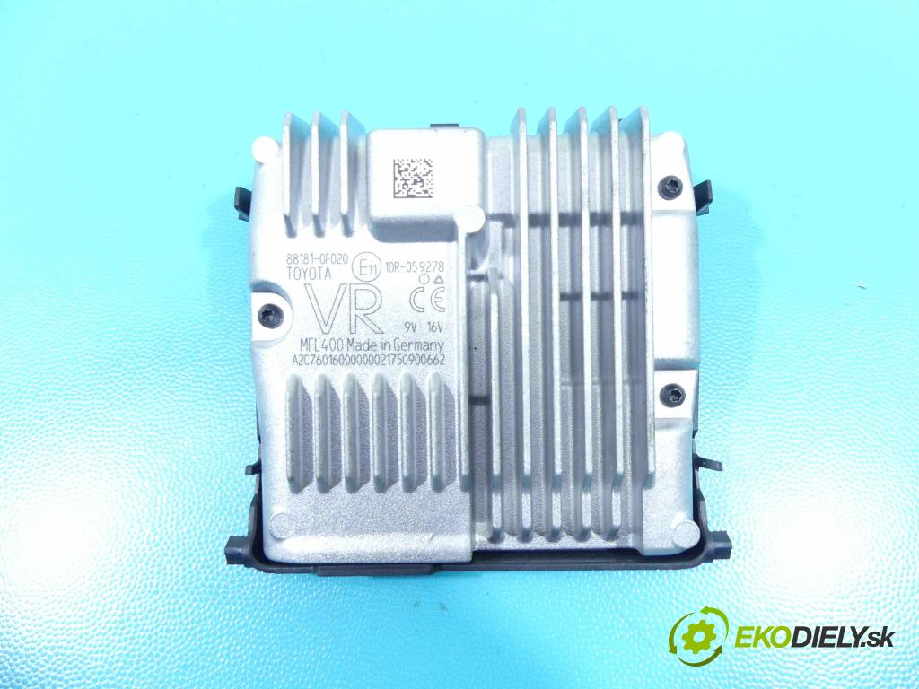 Toyota Verso 2009-2018 1.6 16V 132 hp manual 97 kW 1598 cm3 5- Kamera přední 88181-0F020