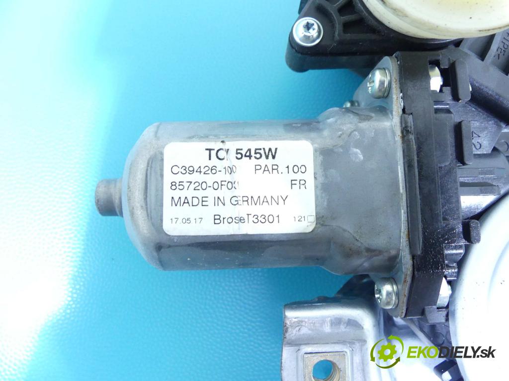 Toyota Verso 2009-2018 1.6 16V 132 hp manual 97 kW 1598 cm3 5- mechanismus stahování přední levý C14344-100