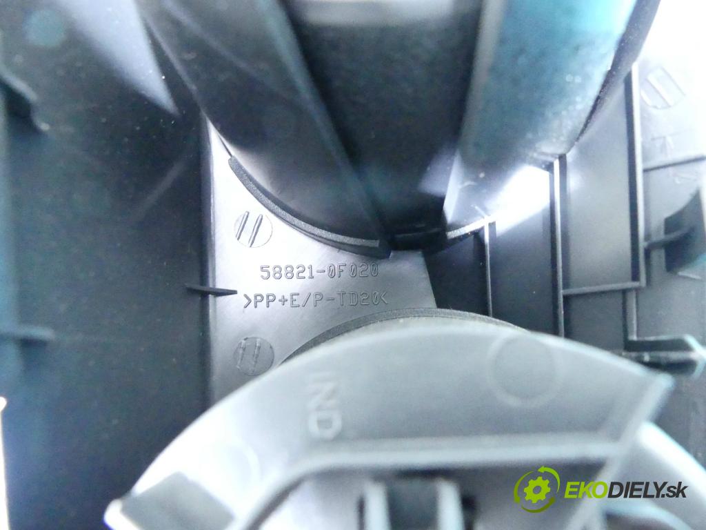 Toyota Verso 2009-2018 1.6 16V 132  HP manual 97 kW 1598 cm3 5- Rukojeť: na nápoje: 58804-0F100 (Úchyty, držiaky na nápoje)