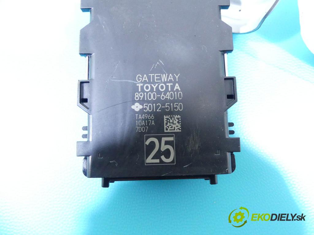 Toyota Verso 2009-2018 1.6 16V 132 hp manual 97 kW 1598 cm3 5- modul řídící jednotka 89100-64010 (Ostatní)