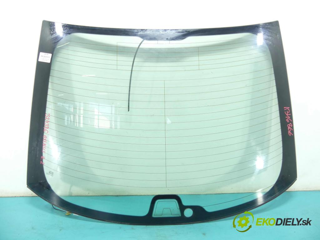 Toyota Avensis II T25 2003-2008 2.0 D4D 116 hp manual 85 kW 1995 cm3 5- sklo zadní  (Okna zadní)