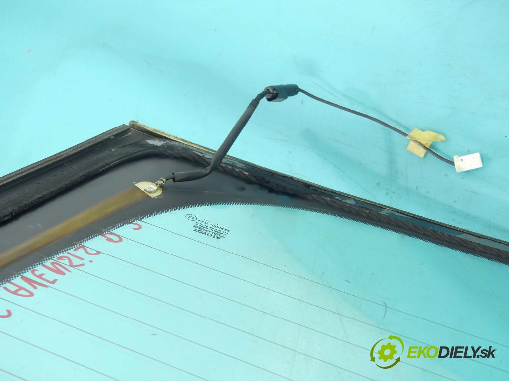 Toyota Avensis II T25 2003-2008 2.0 D4D 116 hp manual 85 kW 1995 cm3 5- sklo zadní  (Okna zadní)