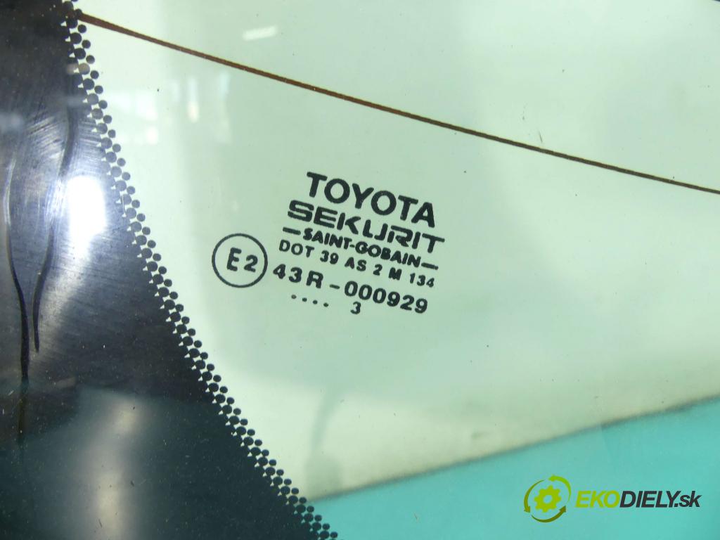 Toyota Avensis II T25 2003-2008 2.0 D4D 116 hp manual 85 kW 1995 cm3 5- sklo zadní  (Okna zadní)