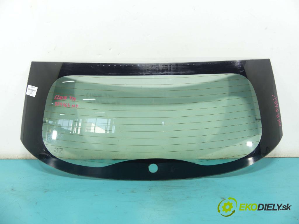 Renault Clio IV 2012-2019 1.5 dci 90 hp manual 66 kW 1461 cm3 5- sklo zadní  (Okna zadní)