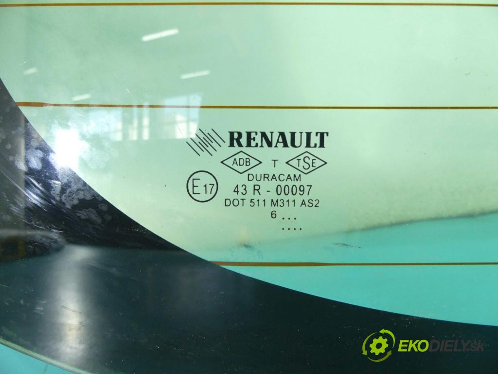 Renault Clio IV 2012-2019 1.5 dci 90 hp manual 66 kW 1461 cm3 5- sklo zadní  (Okna zadní)