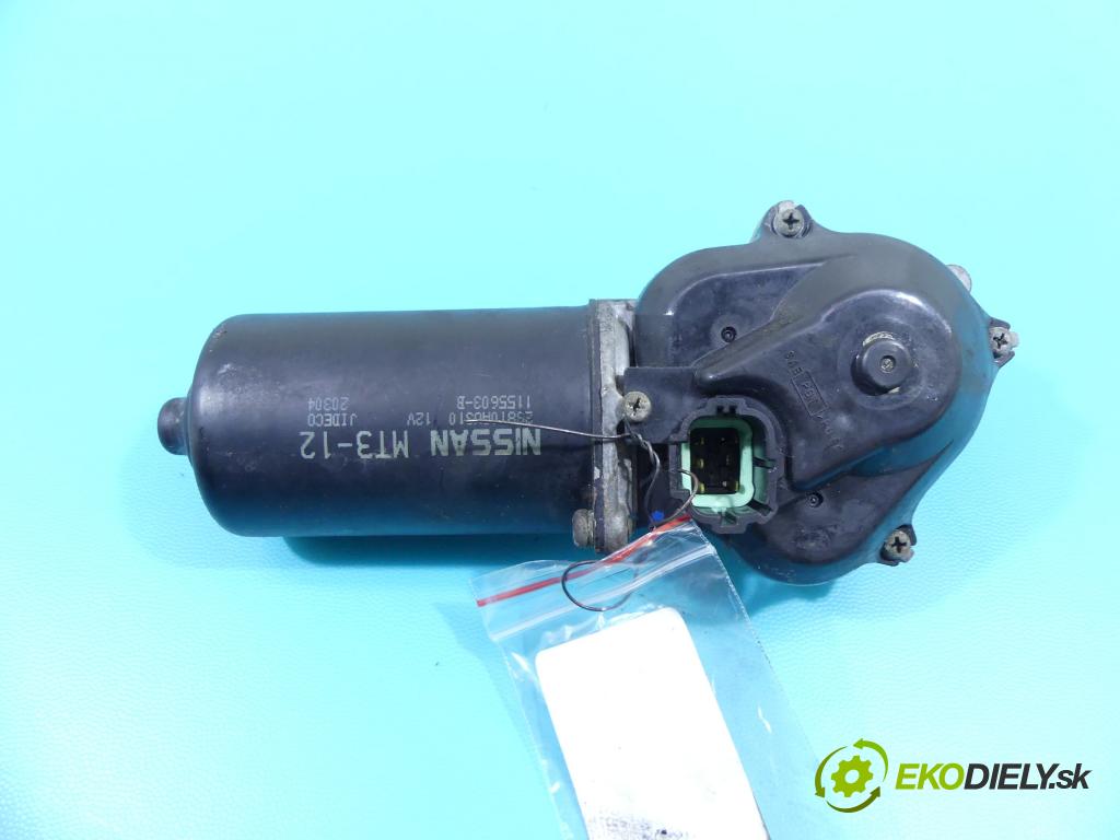 Nissan Primera P12 2001-2007 2.0 16V 140 hp manual 103 kW 1998 cm3 5- motor stěračů přední 28810AU310