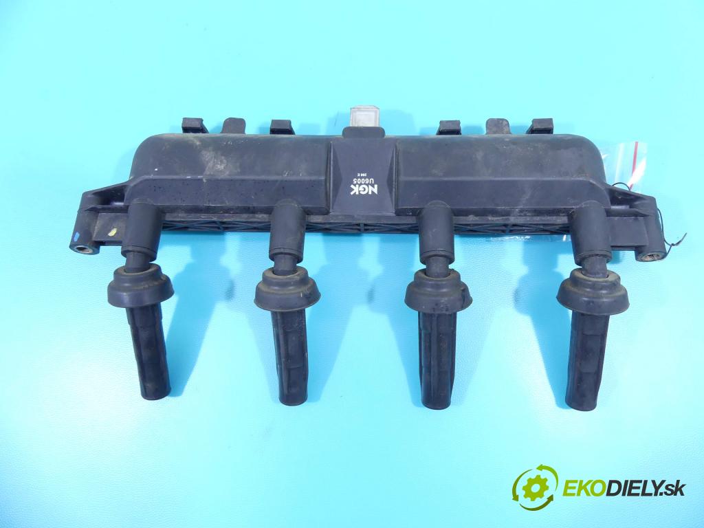 Peugeot 206 1.1 60 HP manual 44 kW 1124 cm3 3- cievka zapaľovacia  (Zapaľovacie cievky, moduly)