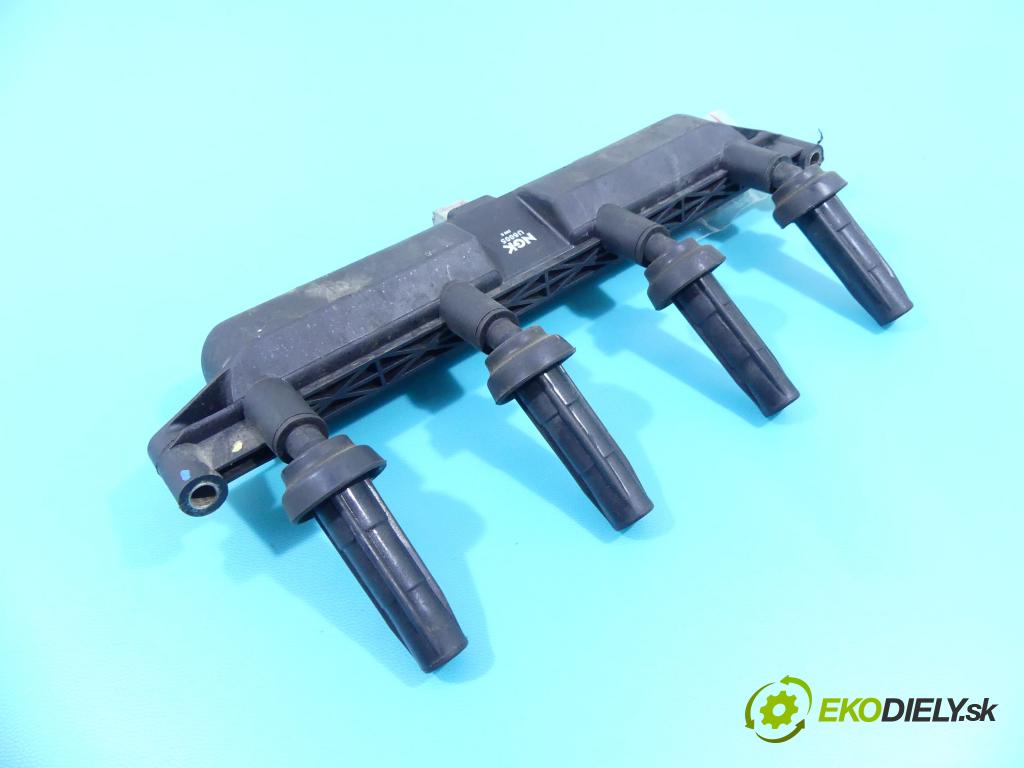 Peugeot 206 1.1 60 HP manual 44 kW 1124 cm3 3- cievka zapaľovacia  (Zapaľovacie cievky, moduly)