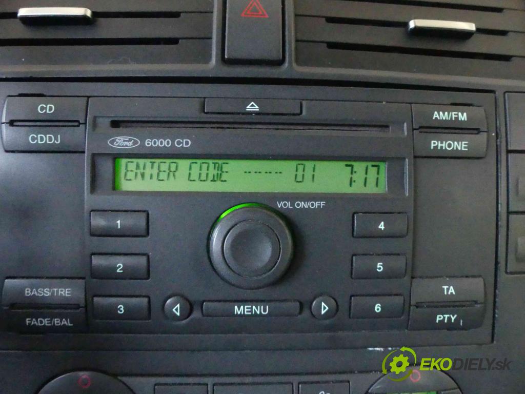 Ford C-Max I 2003-2010 1.8 16V 120 HP manual 88 kW 1798 cm3 5- Radio originál 3M5T-18C815-BE