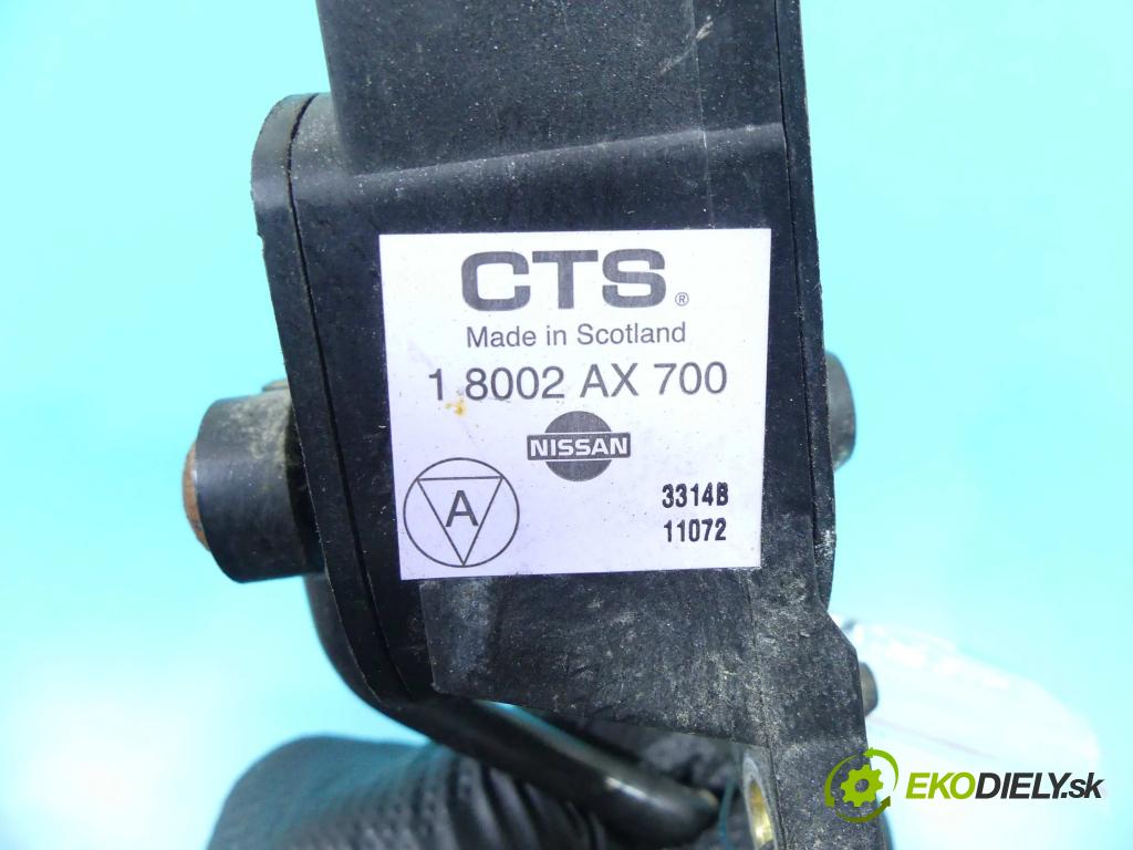 Nissan Micra K12 2003-2010 1.5 dci 65 HP manual 48 kW 1461 cm3 5- pedále 18002AX700 (Pedále)