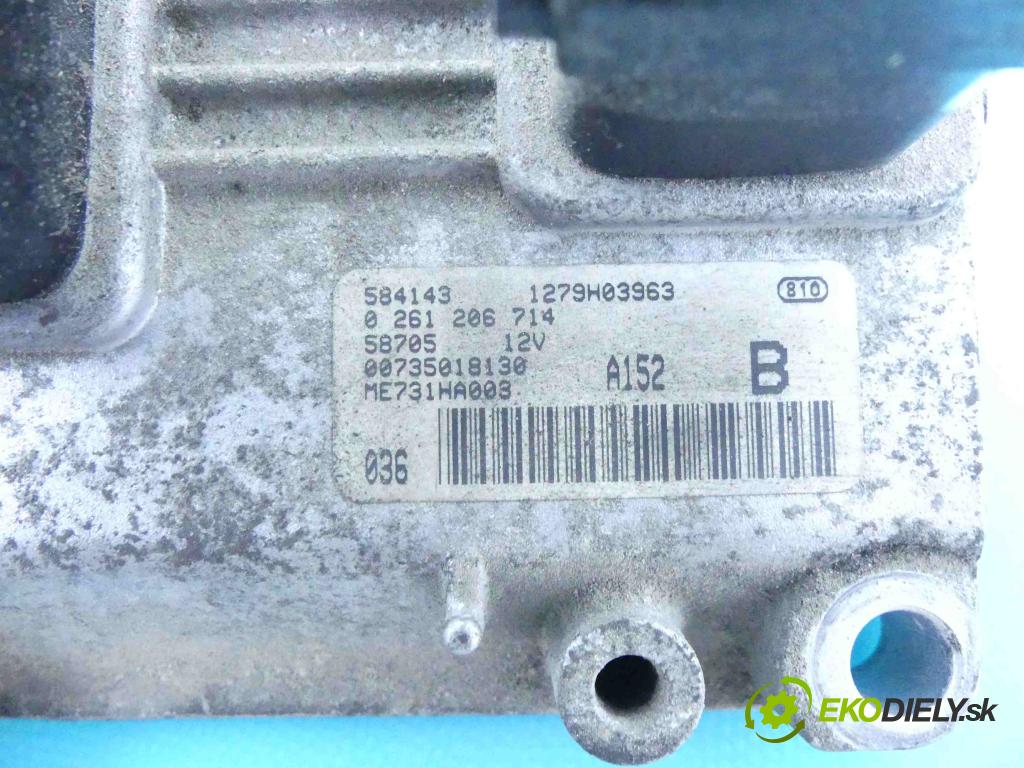 Alfa romeo 147 1.6 16V 105 hp manual 77 kW 1598 cm3 3- řídící jednotka motoru 0261206714