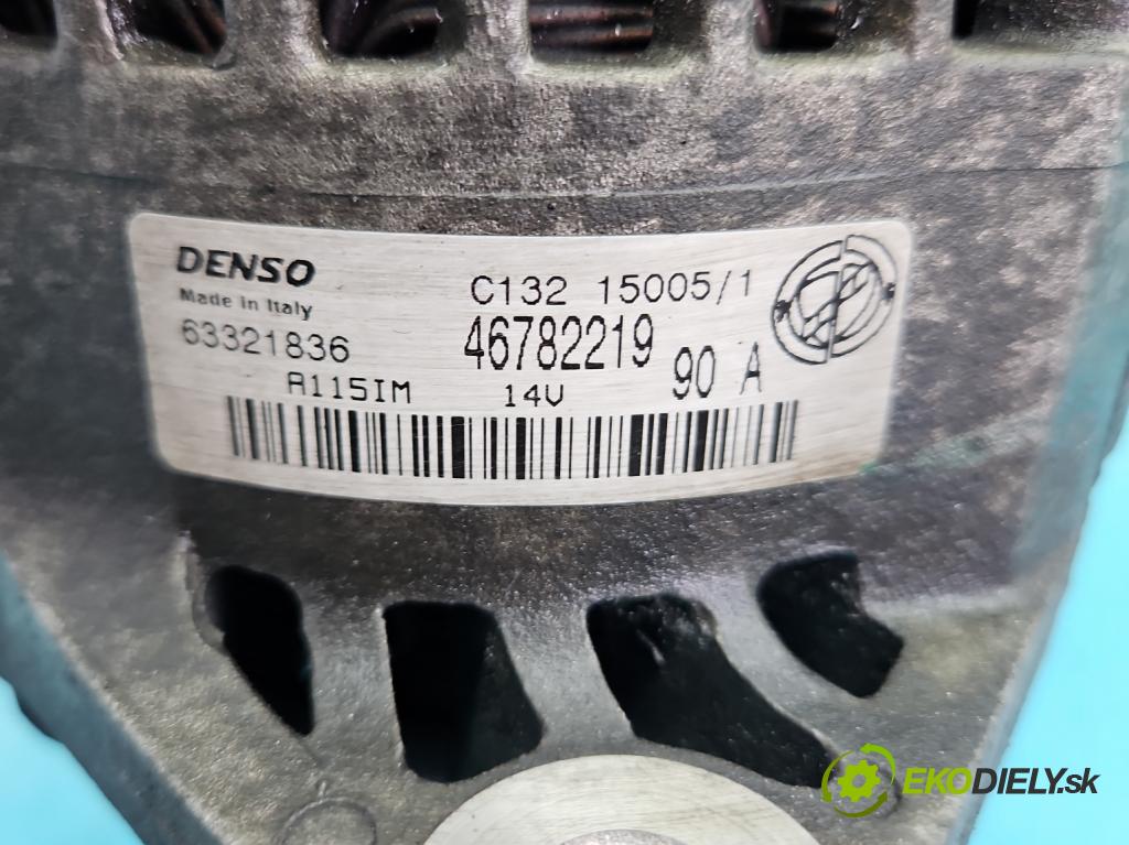 Alfa romeo 147 1.6 16V 105 HP manual 77 kW 1598 cm3 3- Alternator 46782219 (Alternátory)