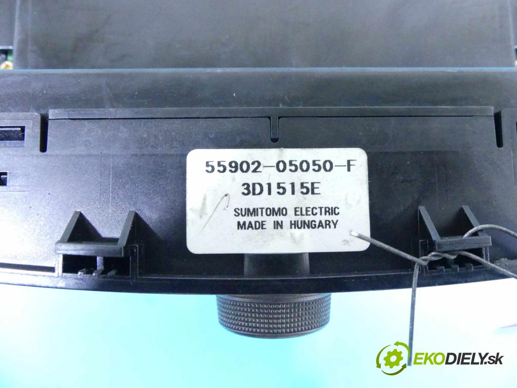 Toyota Avensis II T25 2003-2008 2.0 D4D 116 HP manual 85 kW 1995 cm3 5- panel kúrenia 55900-05160