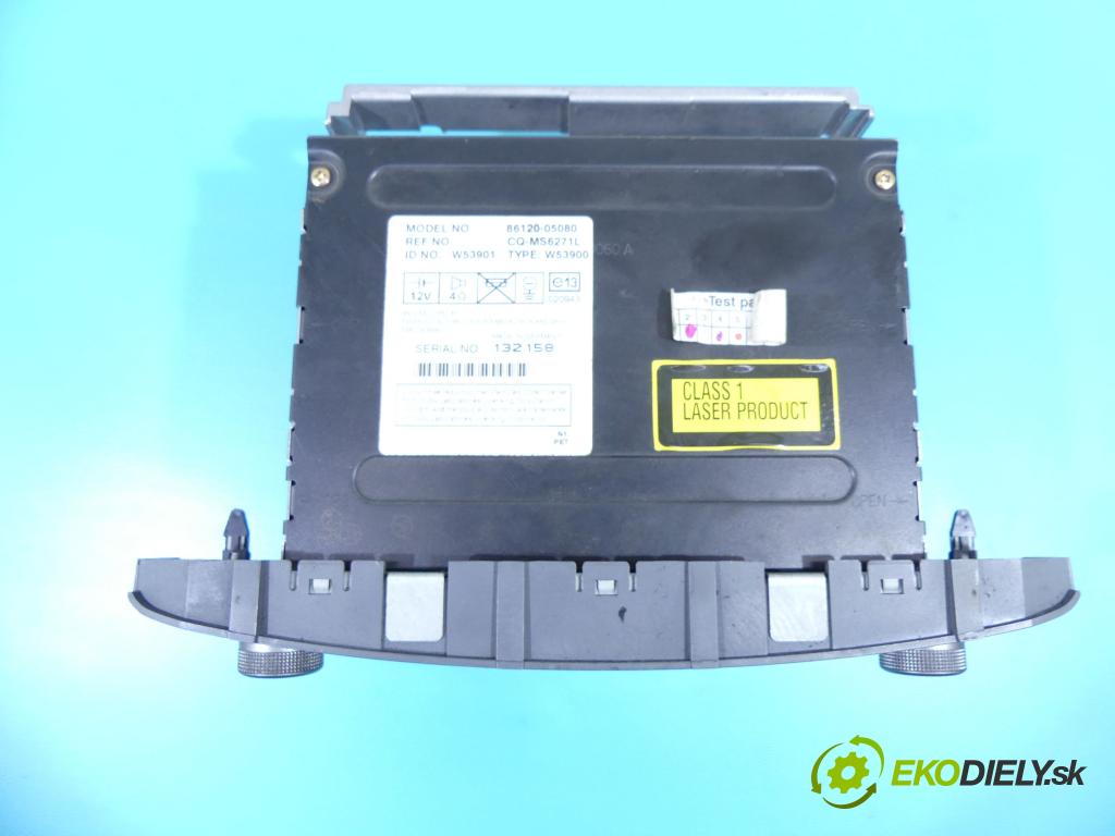 Toyota Avensis II T25 2003-2008 2.0 D4D 116 HP manual 85 kW 1995 cm3 5- Radio originál 86120-05080