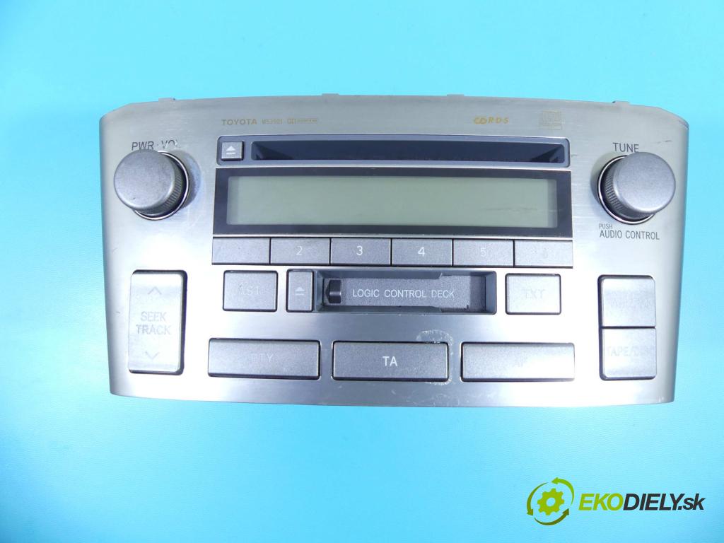 Toyota Avensis II T25 2003-2008 2.0 D4D 116 HP manual 85 kW 1995 cm3 5- Radio originál 86120-05080