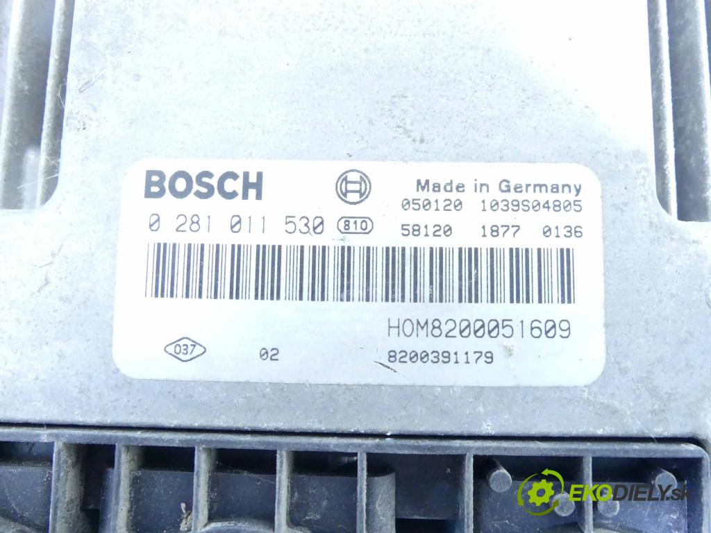 Nissan Primastar 2001-2014 1.9 dci 83 hp manual 61 kW 1870 cm3 5- řídící jednotka motoru 0281011530
