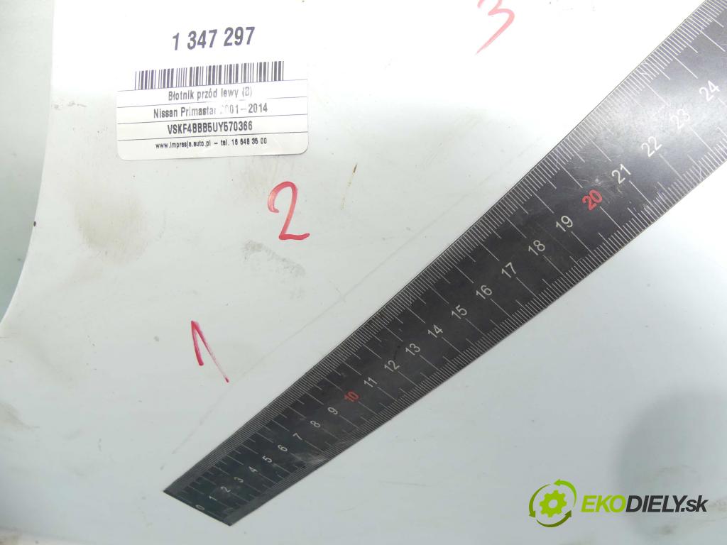 Nissan Primastar 2001-2014 1.9 dci 83 hp manual 61 kW 1870 cm3 5- blatnik přední levý  (Predné ľavé)