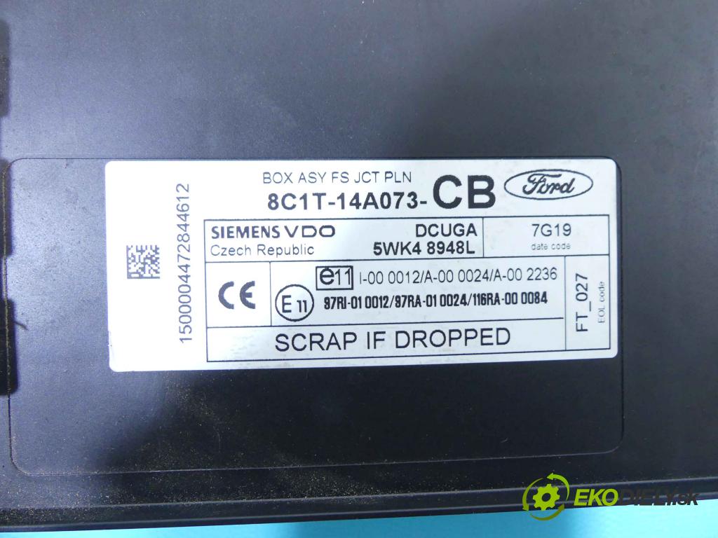 Ford Transit 2006-2013 2.2 tdci 110 HP manual 81 kW 2198 cm3 5- modul riadiaca jednotka 8C1T-14A073-CB (Ostatné)