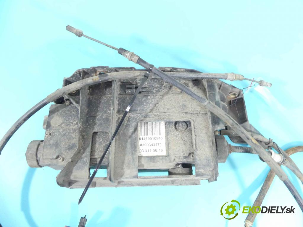 Renault Scenic II 2003-2009 1.9 dci 120 HP manual 88 kW 1870 cm3 5- Brzda manuál: elektrický: 8200343471 (Ručné brzdy)