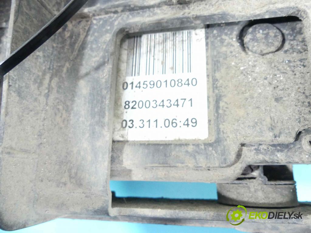 Renault Scenic II 2003-2009 1.9 dci 120 HP manual 88 kW 1870 cm3 5- Brzda manuál: elektrický: 8200343471 (Ručné brzdy)