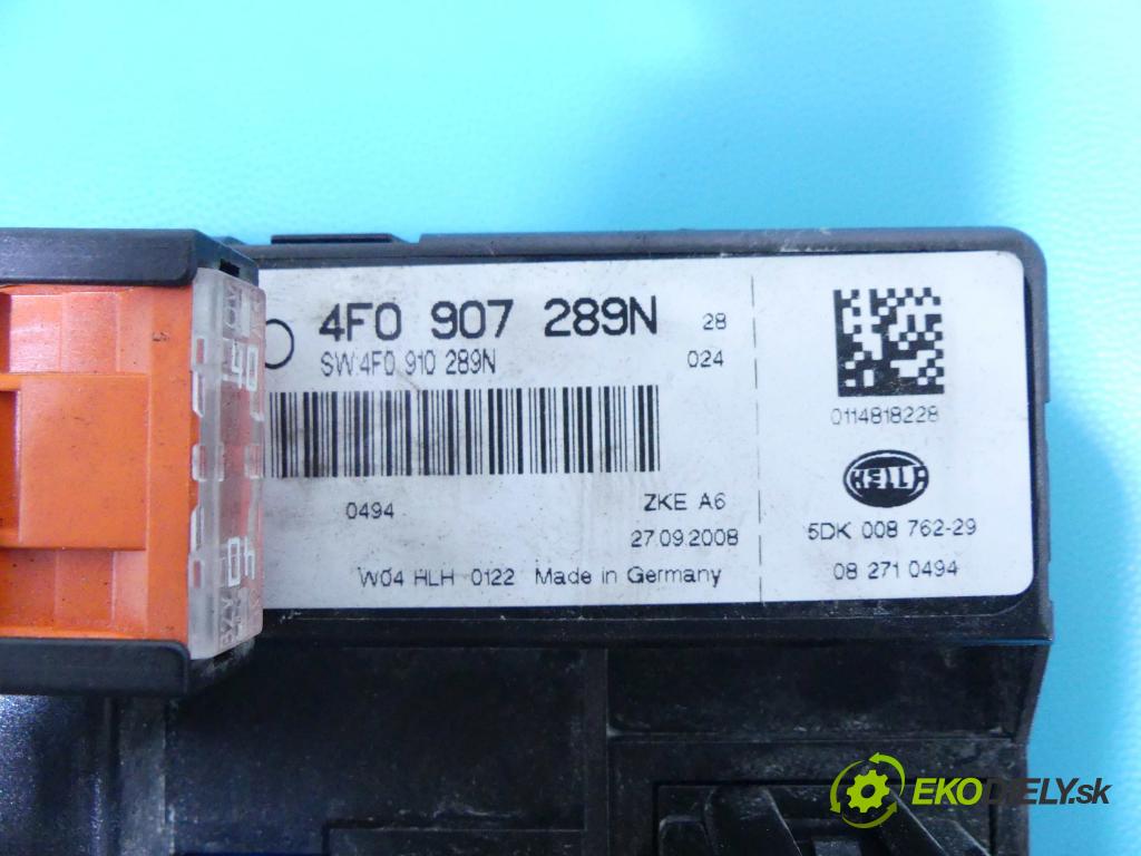 Audi A6 C6 2004-2011 3.0 V6 TFSI automatic 213 kW 2995 cm3 4- modul riadiaca jednotka 4F0907289N (Ostatné)
