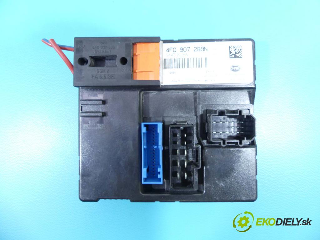 Audi A6 C6 2004-2011 3.0 V6 TFSI automatic 213 kW 2995 cm3 4- modul riadiaca jednotka 4F0907289N (Ostatné)