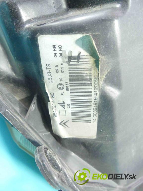 Citroen C3 I 2002-2009 1.4 73 HP manual 54 kW 1360 cm3 5- Reflektor: pravý 9647214180 (Pravé)