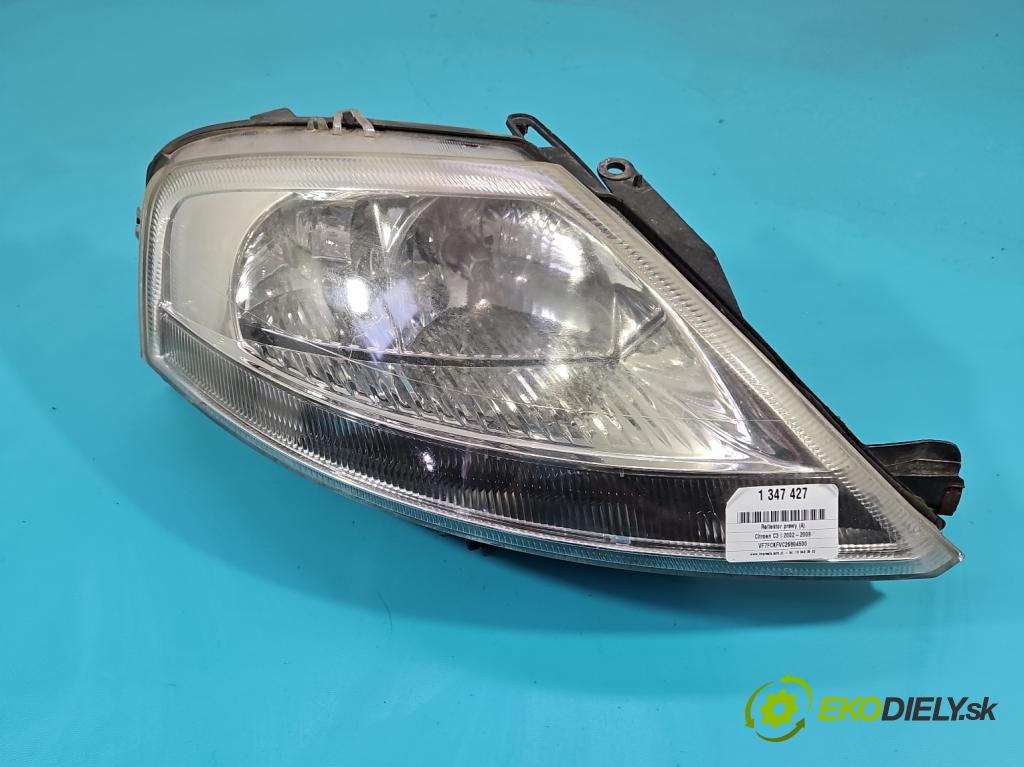 Citroen C3 I 2002-2009 1.4 73 HP manual 54 kW 1360 cm3 5- Reflektor: pravý 9647214180 (Pravé)